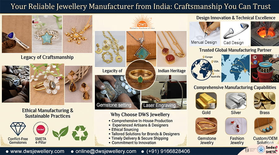 Your Reliable Jewellery Manufacturer from India: Craftsmanship You Can Trust